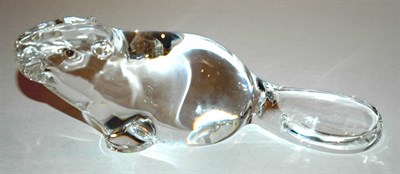 Lot 3531 - Steuben Glass Large Beaver #8306 By L. Atkins