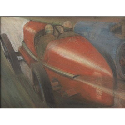 Lot 1 - 20th Century School Grand Prix with Bugattis...