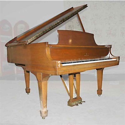 Lot 210 - Steinway Mahogany Baby Grand Piano Circa 1955...