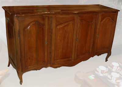 Lot 248 - Provincial Louis XV Style Walnut Buffet Height...