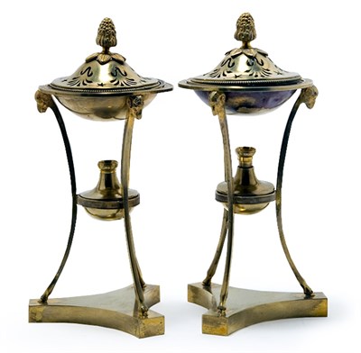 Lot 234 - Pair of Continental Neoclassical Gilt-Bronze...