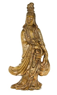 Lot 143 - Chinese Soapstone Guanyin Early 20th century...