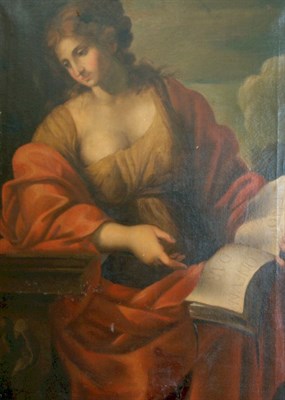Lot 47 - After Guercino Sibyl with an Open Book Oil on...