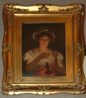 Lot 356 - KPM Style Painted Porcelain Plaque Depicting a...