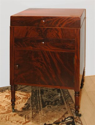 Lot 2270 - Federal Mahogany Washstand New York, early...