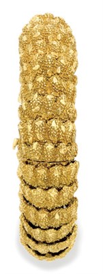 Lot 443 - Gold Bracelet-Watch, Wander