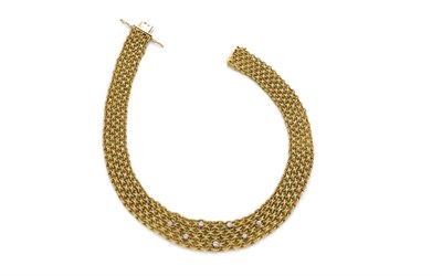 Lot 409 - Gold and Diamond Necklace, Gubelin