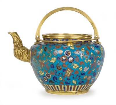 Lot 177 - Chinese Cloisonne Teapot 19th Century Of...