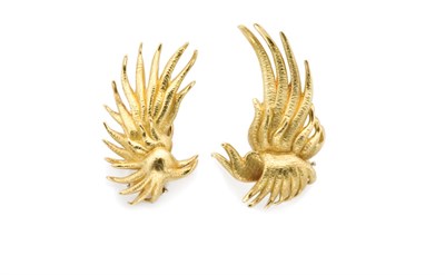 Lot 117 - Pair of Gold Earclips, Tiffany & Co., Schlumberger