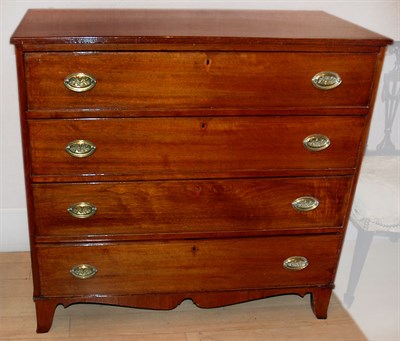 Lot 2310 - Federal Inlaid Mahogany Chest of Drawers Early...
