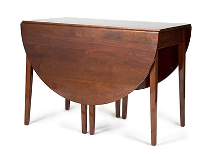 Lot 3355 - George III Style Mahogany Drop-Leaf Table...