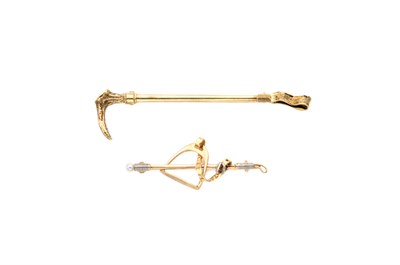 Lot 4 - Two Gold Polo Pins