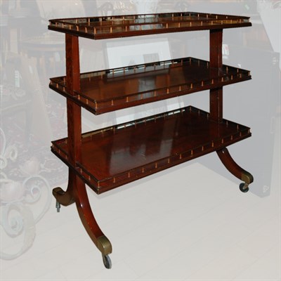 Lot 233 - George III Style Mahogany Dumbwaiter Height 36...