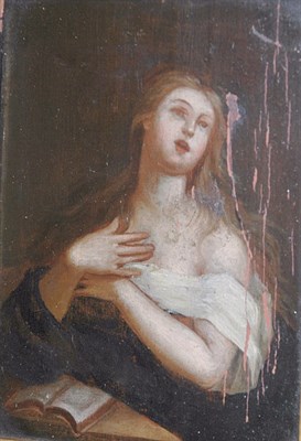 Lot 10 - French School 19th Century Penitent Magdalene...