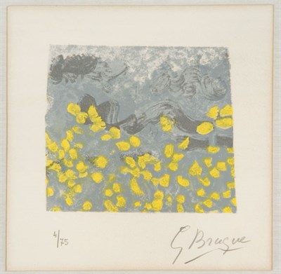 Lot 246 - Georges Braque LA MOISSON (V. 187) Color...