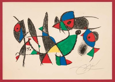 Lot 327 - Joan Miró UNTITLED (M. 1045) Color lithograph,...