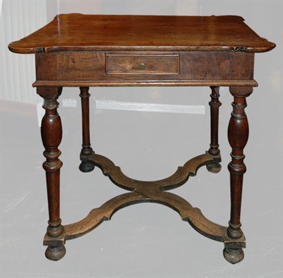 Lot 78 - Continental Baroque Walnut Work Table 18th...