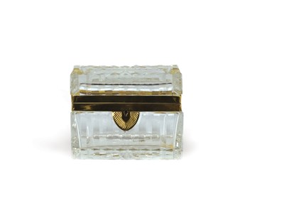 Lot 3551 - Baccarat Style Gilt-Metal Mounted Crystal...