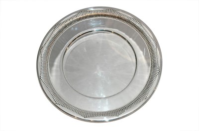 Lot 3530 - Tiffany & Co. Sterling Silver Circular Tray...