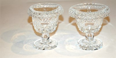 Lot 3619 - Pair of Waterford Crystal Campana-Form...