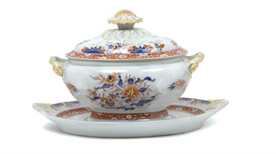 Lot 3682 - Portuguese Porcelain Tureen and Undertray