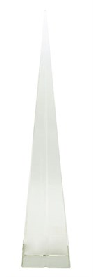 Lot 3666 - Cartier Glass Pyramid Height 17 1/2 inches.
