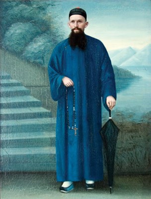 Lot 123 - Chinese School Late 19th century Portrait of a...