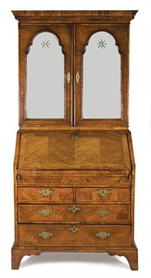 Lot 156 - George II Walnut Bureau Cabinet Mid 18th...