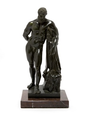 Lot 88 - Italian Bronze Figure of Hercules Probably...