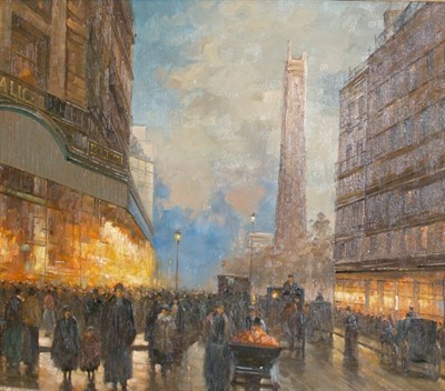 Lot 50 - P. Renard French, 20th Century Paris Street...