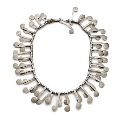 Lot 353 - Silver Fringe Necklace, Alexander Calder