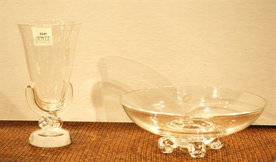 Lot 3249 - Steuben Glass Low-Footed Bowl #1909 By John...