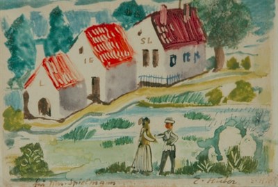 Lot 40 - Ernst Huber Austrian, 1895-1960 Country...