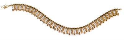 Lot 465 - Antique Gold Fringe Necklace