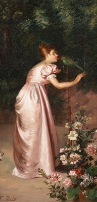 Lot 1007 - Francesco Beda Italian, 1840-1900 Feeding the...