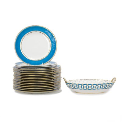 Lot 1351 - Assembled Set of Mintons Porcelain Plates...