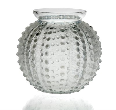 Lot 1547 - Lalique Mold Blown Glass Oursin Vase Marcilhac...