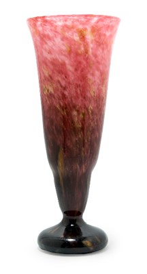 Lot 1557 - Schneider Internally Decorated Glass Vase...
