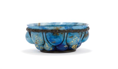 Lot 1595 - Daum and Louis Majorelle Internally Decorated...
