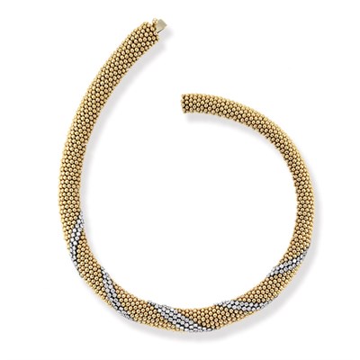 Lot 434 - Gold and Diamond Necklace