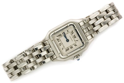 Lot 197 - Stainless Steel Wristwatch, Cartier