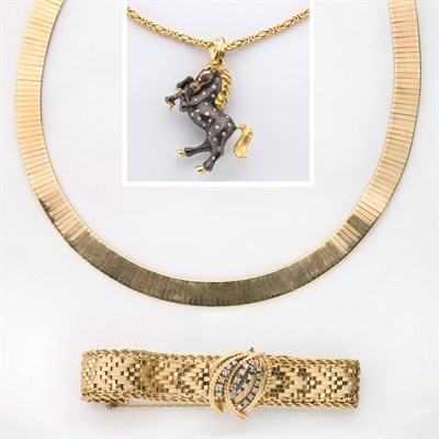 Lot 280 - Group of Gold Jewelry