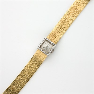 Lot 266 - Gold and Diamond Wristwatch, Bucherer