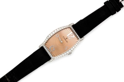 Lot 214 - Gentleman's White Gold and Diamond Wristwatch, Corum