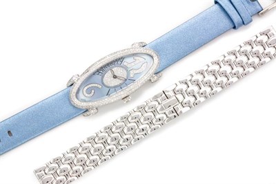 Lot 99 - Stainless Steel and Diamond Wristwatch, Lunita