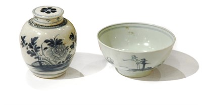 Lot 3418 - Group of Chinese Blue and White Glazed...
