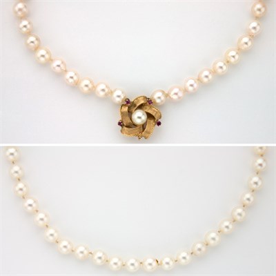 Lot 269 - Two Cultured Pearl Necklaces