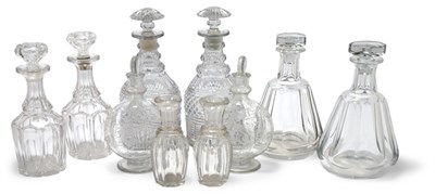 Lot 3251 - Group of Glass Table Articles Comprising three...