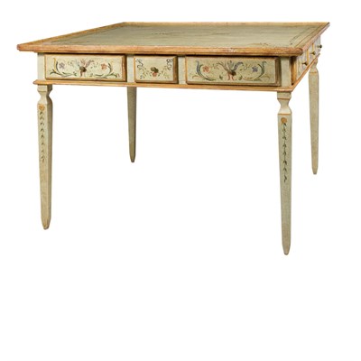 Lot 157 - Louis XVI Style Painted Card Table Height 29...