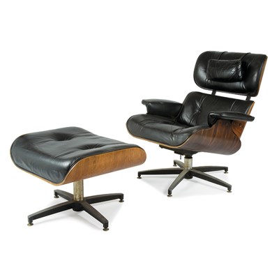 Lot 151 - Style of Charles and Ray Eames Lounge Chair...